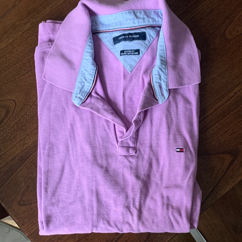 Tommy Hilfiger Lavender Polo Shirt